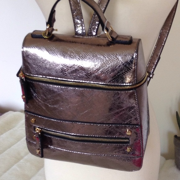 Handbags - BACKPACK in silver/pewter NEW